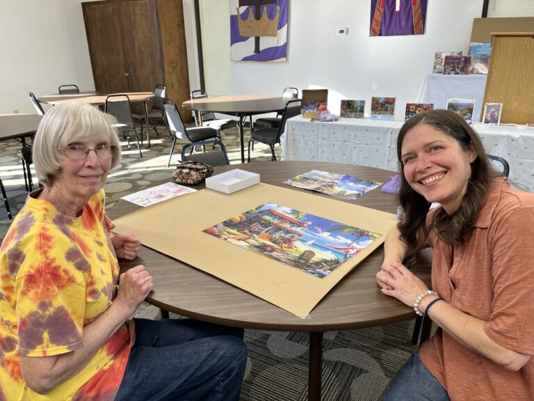 Puzzle Night at Advent: Community, Competition, and Compassion